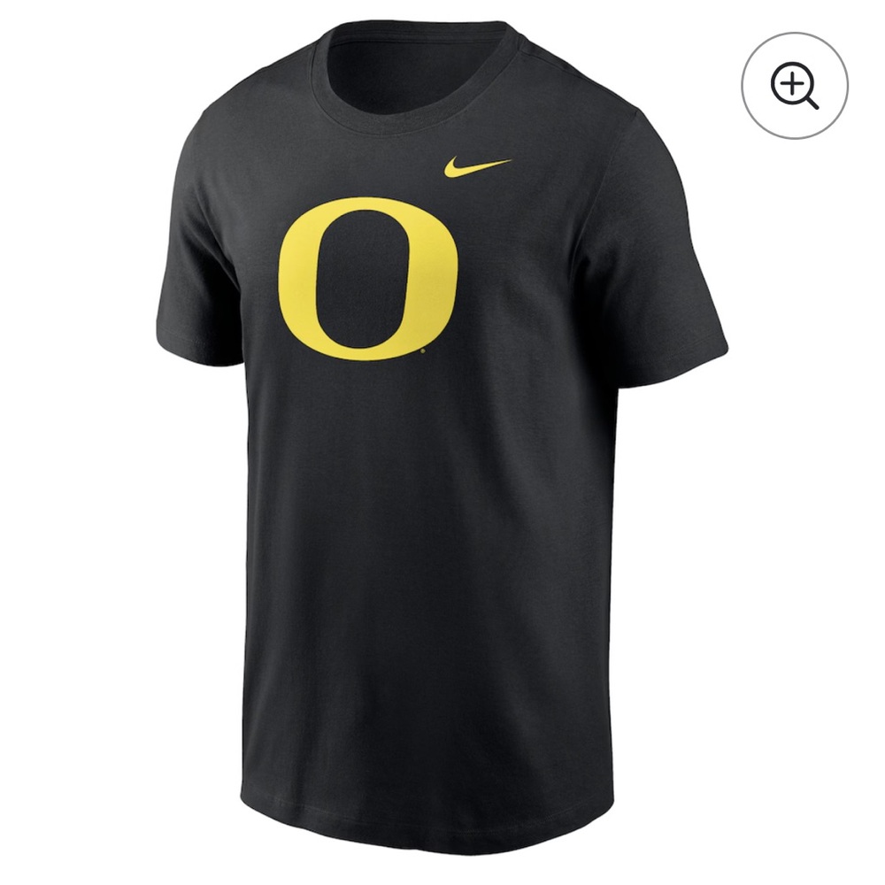 Men’s Nike Black Oregon Ducks Primetime Evergreen Logo T-Shirt Size Large